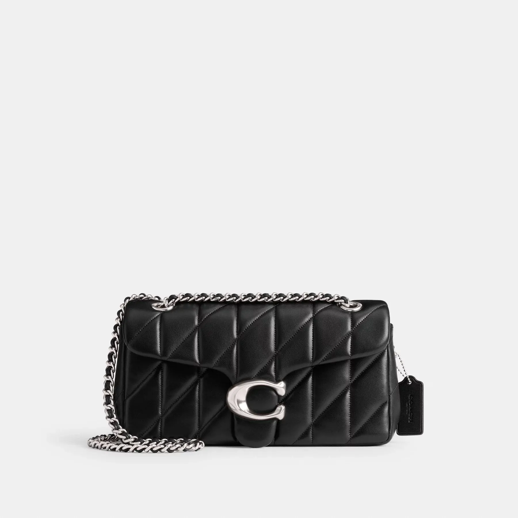 COACH Sac bandoulière Tabby 26 avec matelassage en forme d&rsquo;oreiller Noir